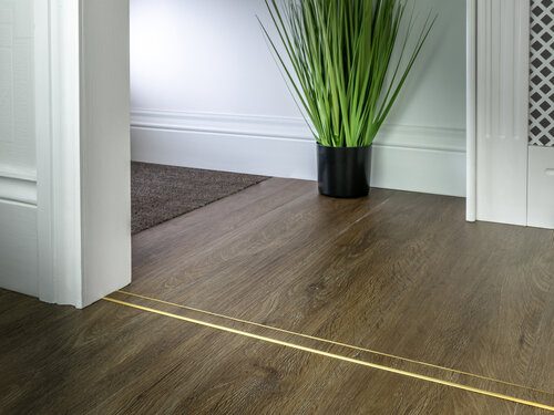 Ali Tramline Transition - Polished Brass