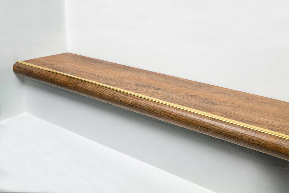 Ali Wrap LVT Nosing - Polished Brass