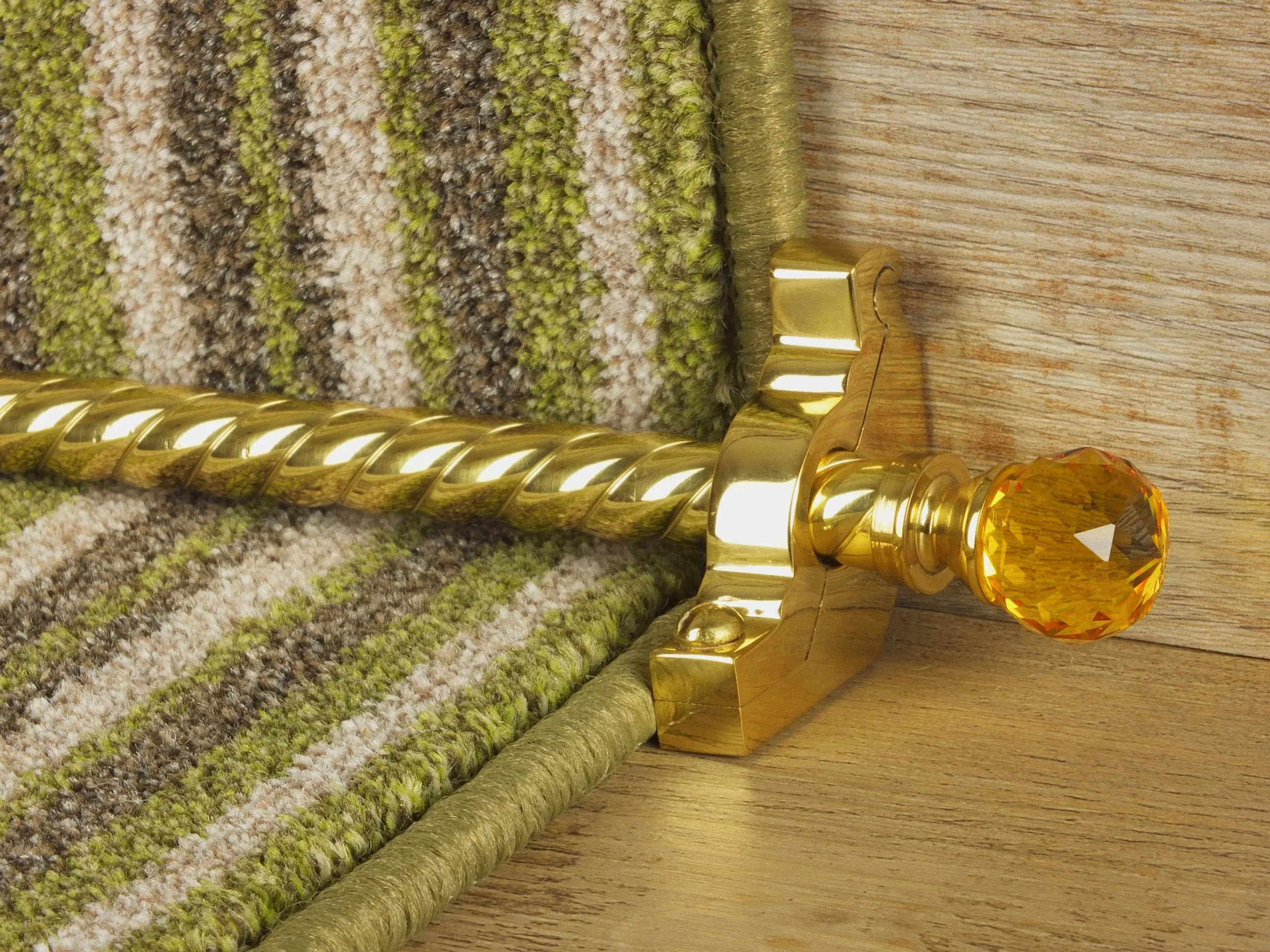 Crystal Amber - Polished Brass - Image 2