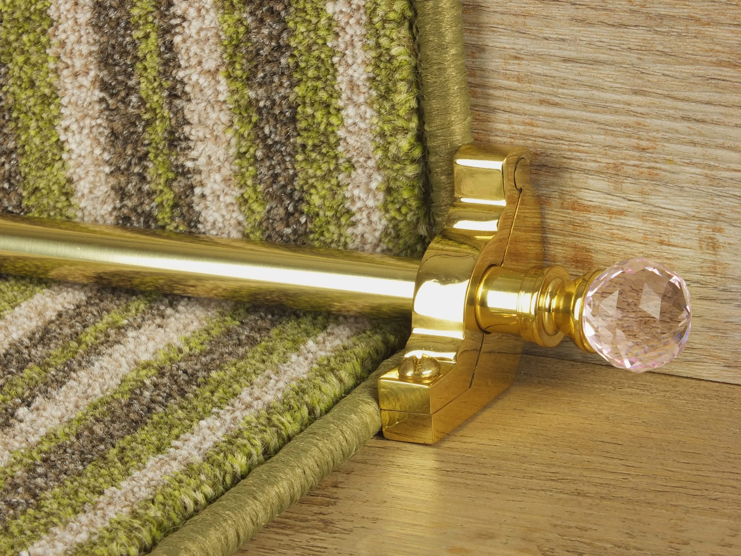 Crystal Rose - Polished Brass